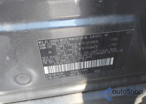 2021 Toyota Rav4 Hybrid Xse from USA, damaged, VIN 4T3E6RFV3MU063963